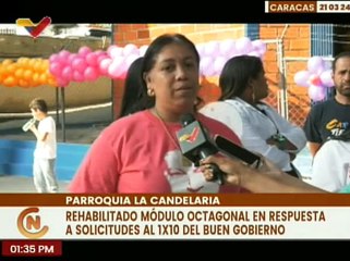 Caracas | Gobierno nacional rehabilitó módulo octogonal en beneficio de 1.800 familias