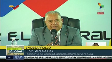 Amoroso: Sentimos orgullo de nuestro sistema electoral