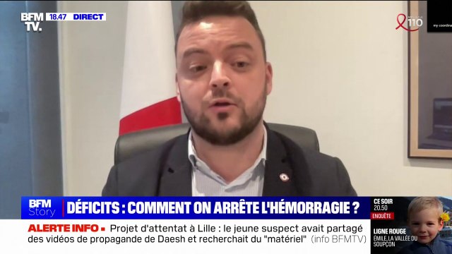 Déficit public: On a un gouvernement qui subit tout mais qui n'est jamais responsable de rien , déplore Kévin Mauvieux (RN)