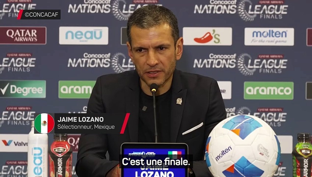 Lozano avant la finale contre les USA : "Il n'y a pas de favori"