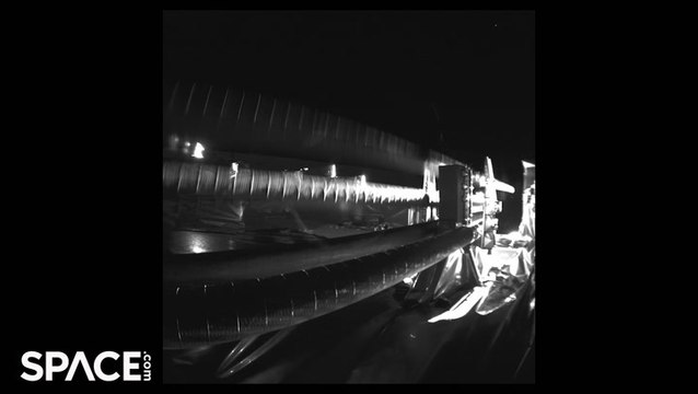 Watch How ESA Juice Spacecraft's Antenna Was Released From The Mounting Bracket