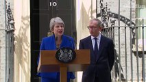 Theresa May gives final speech as prime minister