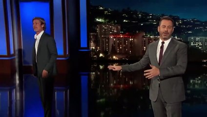 Download Video: Leonardo DiCaprio, Brad Pitt & Margot Robbie Interrupt Kimmel Monologue