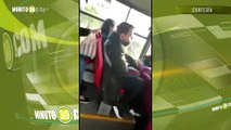 Bus SITP transportó pasajeros hueco piso