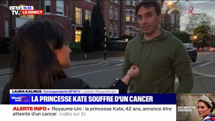 "C'est une nouvelle très triste (...) Elle a été une source d'inspiration pour tellement de monde":  Un Londonien réagit à l'annonce du cancer de Kate Middleton: