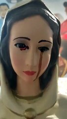 Video Una virgen que lloró sangre genera conmoción en Santander