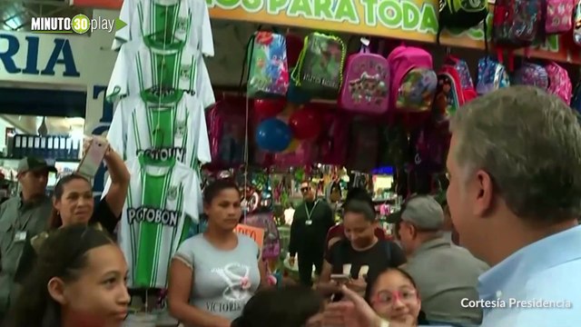 Ivan Duque, presidente de Colombia visíta Caucasia Antioquia