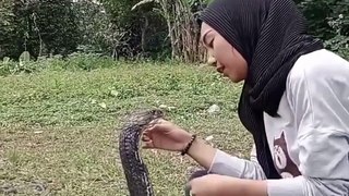 Woman Having Love With Snake