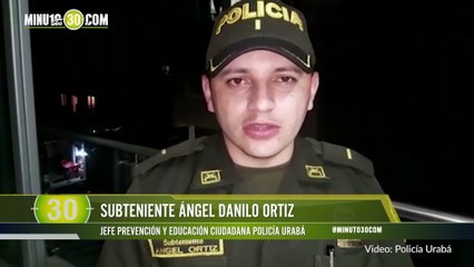 Policía implementó bingo comunitario para las comunidad en el Urabá antioqueño