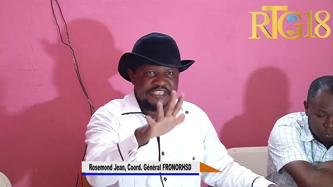 Rosemond Jean denonse enjerans kominote entènasyonal la nan zafè politik peyi a.