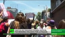 Mujeres protestan en #CDMX por la menor violada por cuatro policías