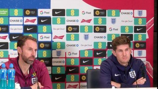 Gareth Southgate and John Stone preview before tomorrows match against Brazil