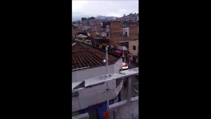 Incendio en el centro de Medellín Sector Bombona