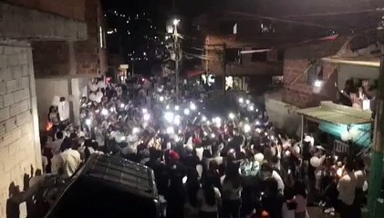 15-07-21 VIDEO En Bello realizan velaton por el asesinato de la joven Ana Maria Ochoa