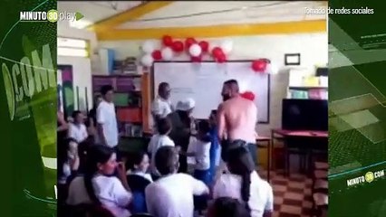Investigan a profesor que bailó sin camisa frente a estudiantes en Andes