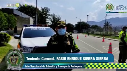 Ante los últimos ataques a las vías del país, la Policía de Tránsito da un parte de tranquilidad en Antioquia