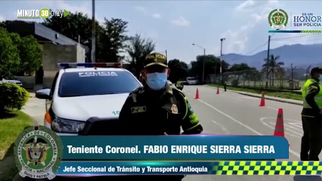 Ante los últimos ataques a las vías del país, la Policía de Tránsito da un parte de tranquilidad en Antioquia