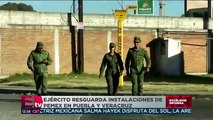 Fuerzas Armadas resguardan instalaciones de Pemex