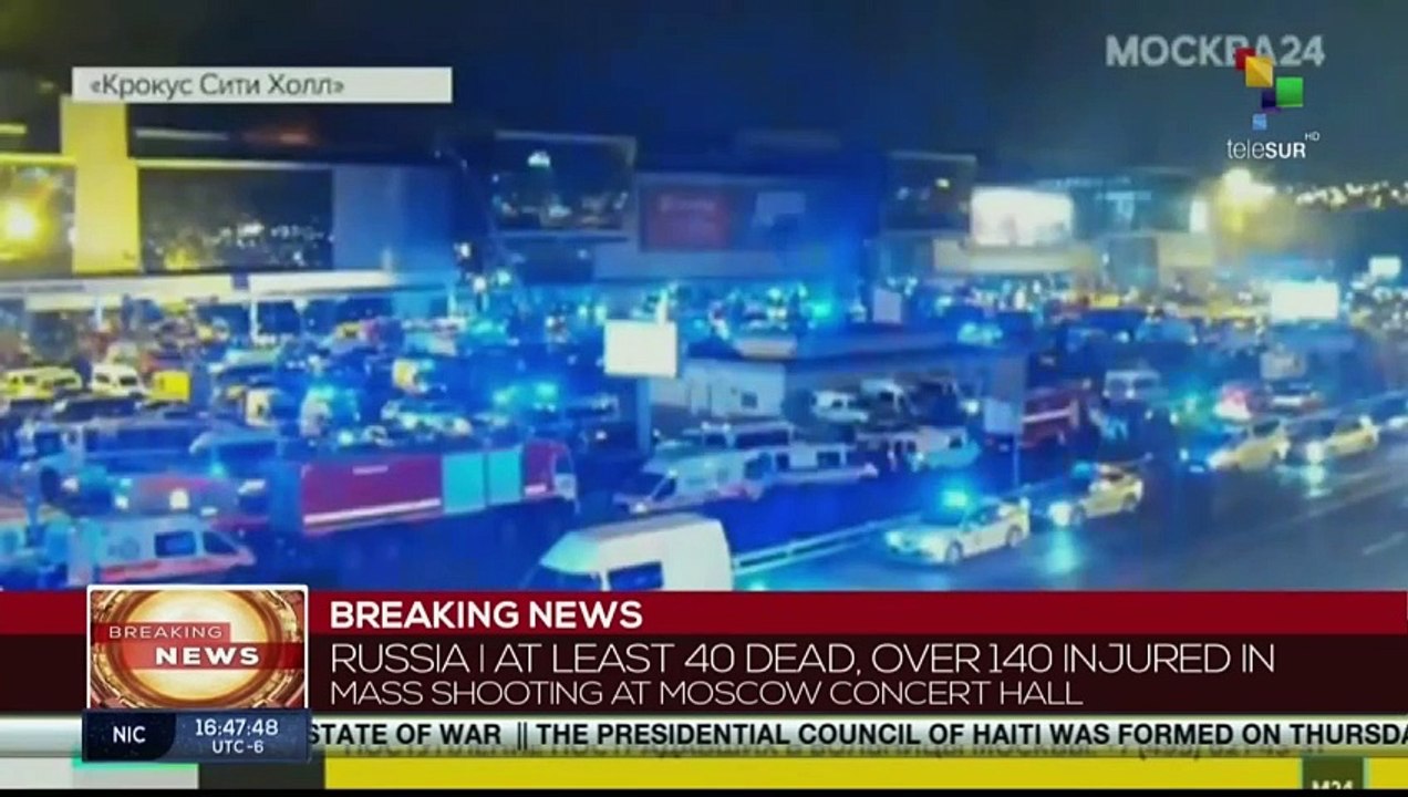 FTS 18:30 22-03: Mass shooting in Russia left at least 40 dead and 145 injured