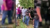 Pobladores de Los Reyes Michoacán Evitan Detención de Presunto 