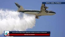 Avión cisterna SuperTanker llega para combatir incendio en el Amazonas
