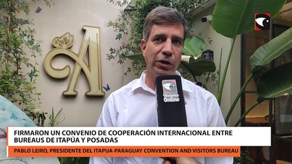 Firmaron un convenio de cooperación internacional entre bureaus de Itapúa y Posadas