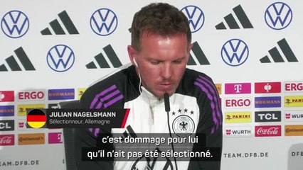 Bleus - Nagelsmann : "Dommage que Mathys Tel ne soit pas appelé en A"