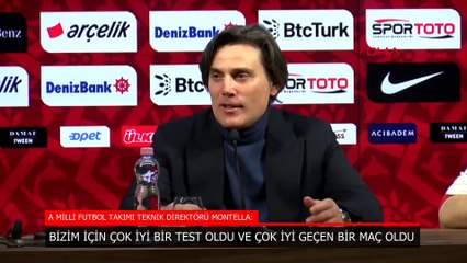 Montella: Bizim için iyi bir test oldu