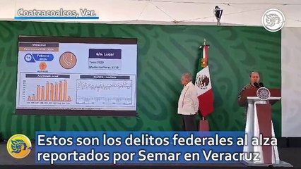 Estos son los delitos federales al alza reportados por Semar en Veracruz