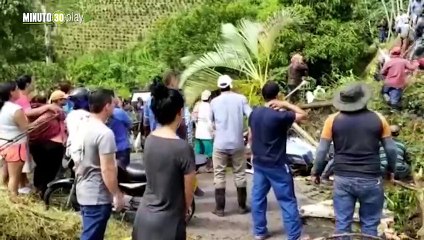 Emergencia en Tapartó Faltan tres niños por encontrar