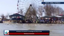 Naufragio de ferry en el Río Tigris Irak deja 54 muertos