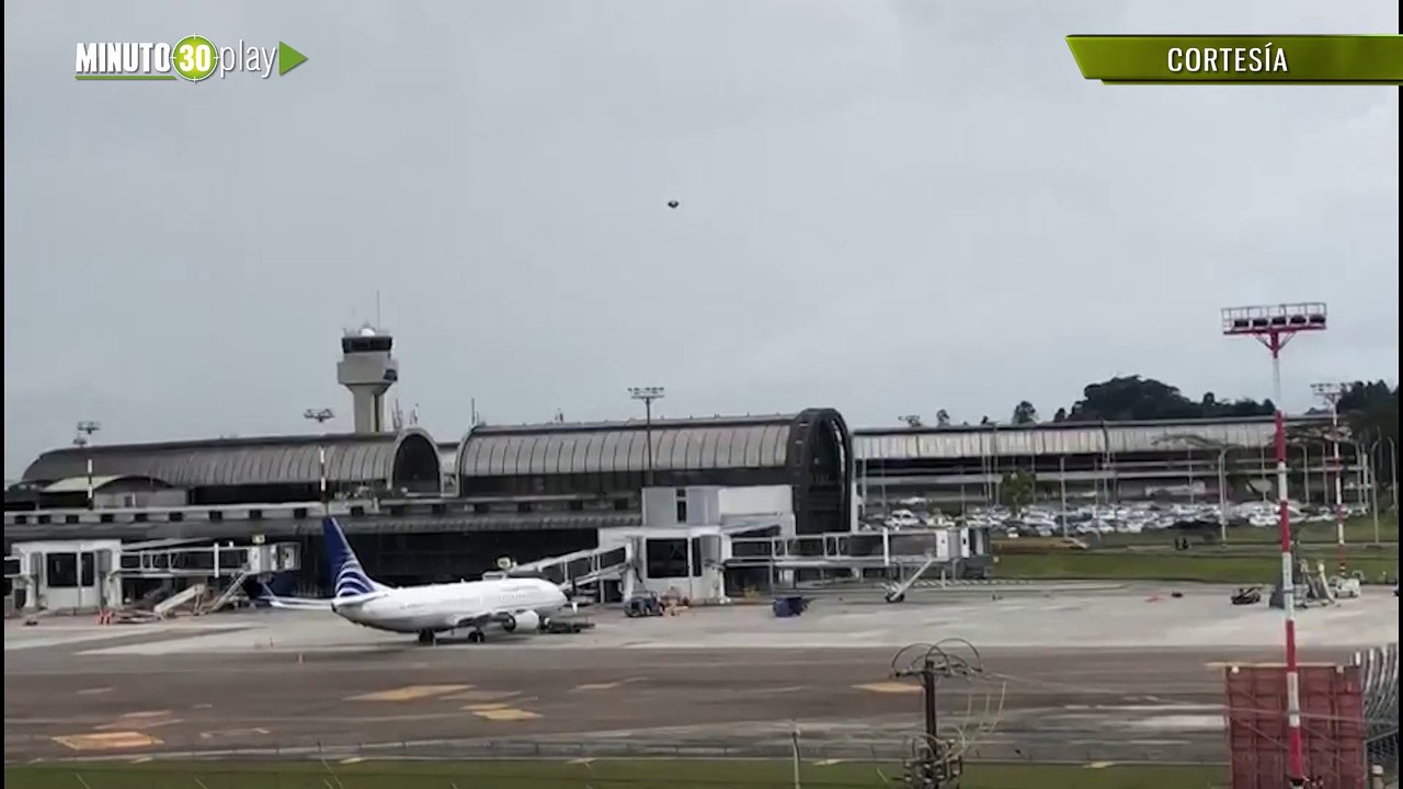 Globos pusieron en riesgo la operación aérea en Rionegro