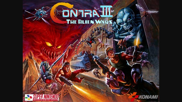Contra III: The Alien Wars (Super Nintendo) Original Soundtrack - Stage 4: Crazy Motorcycle Chase/Aerial Combat [Daredevil]