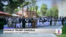 Donald Trump cancela las negociaciones de paz con los talibanes