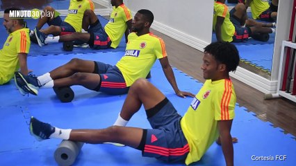 25-06-19 Entrenamiento Selección Colombia en Gimnasio