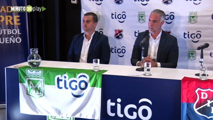 03-07-19 Atlético Nacional e Independiente Medellín anunciaron a Tigo como su nuevo patrocinador