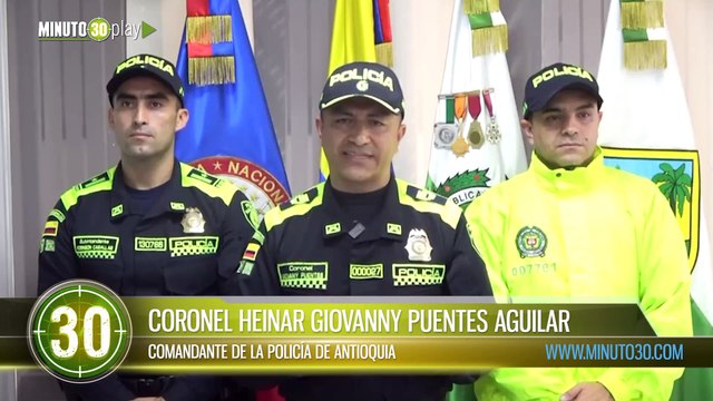 Tenían antecedentes los dos hombres asesinados en el parque de El Carmen de Viboral Policía