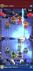 Clash Royale: 23/3 gameplay (teamwork lightning event)