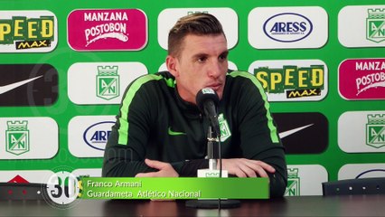 21-11-17 Tiene ofertas Armani para salir de Nacional el argentino responde