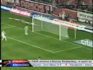 Olympiakos-AEL 2-1 Highlights Greece 2008