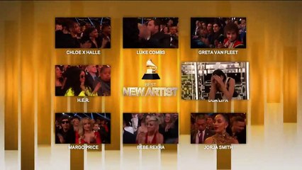 2019 GRAMMYs - Dua Lipa Gana Como Mejor Nuea Artista |  Discurso