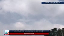 Aviones Caza en la CDMX durante Desfile Militar del 16 de Septiembre