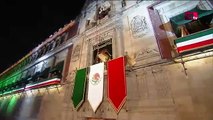 López Obrador da su primer Grito de Independencia en el Zócalo