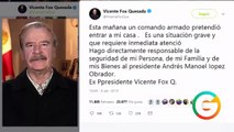 Reprochan a AMLO por dar protección a Vicente Fox y a Felipe Calderón en redes sociales