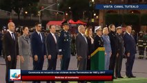 AMLO encabeza ceremonia en recuerdo a las víctimas de los Terremotos de 19-S 1985 y 2017