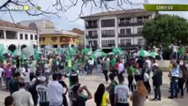 Hinchada del Atlético Nacional se manifiestan por