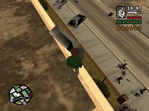 GTA San Andreas cj vs police chase part 1|gta san andreas cops takedown| player