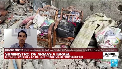 Ricardo Benítez: 'Desde lo comercial el envío de armas de EE. UU. a Israel no va a cesar'