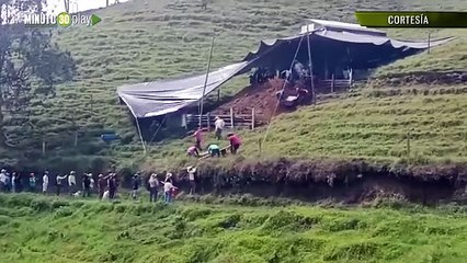 Desconocidos destruyeron maquinaria de la Mina Quebradona en Jericó, Antioquia