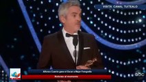 Alfonso Cuarón gana el Oscar a Mejor Fotografía por Roma